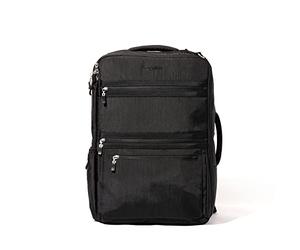 Baggallini Sac à dos de voyage convertible moderne, noir
