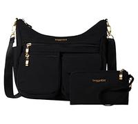 Baggallini, Modern Everywhere Sac Femme, Noir avec détails dorés, Taille unique