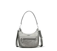Baggallini, Sac moderne en forme de demi-lune Femme, Sterling Shimmer, Einheitsgröße