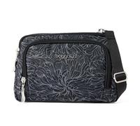 Baggallini Sac triple fermeture éclair avec portefeuille, Midnight Blossom