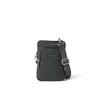 Baggallini Securtex Anti-Theft Activity Crossbody Bag, Bandoulière Femme, Charbon, Taille Unique