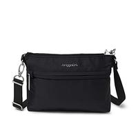 Baggallini Securtex Sac à bandoulière antivol Memento, Femme, Noir, Taille Unique