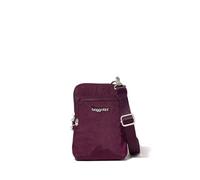 Baggallini Securtex Sac à bandoulière antivol, mûre, Taille unique