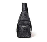 Baggallini Securtex Sangle antivol Daytripper, Imprimé fleurs de minuit, Taille unique