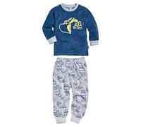 Playshoes Pyjama Deux pièces en éponge Pantoufles pour bébés et Bambins, excavatrice, 92 Mixte Enfant