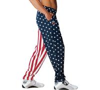Baggy Gym Workout Pants Stars and Stripes Large