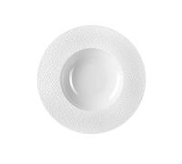 BAGHERA Assiette Creuse à aile Médard de NOBLAT D23 Porcelaine Blanche SC
