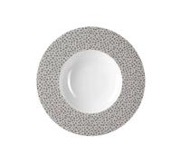 BAGHERA Assiette Creuse à aile Médard de NOBLAT D23 Porcelaine Décor Platinum SC