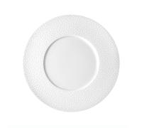 Baghera Blanc - Assiette plate 27cm (lot de 6) Médard de Noblat