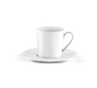 BAGHERA Paire Tasse Café Médard de NOBLAT Pocelaine Blanche - Les 6