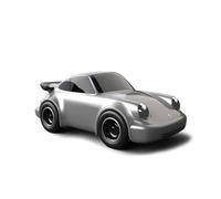 Baghera Racing Car Porsche 911 - Voiture Miniature Officielle - Jouet pour Enfants dès 3 Ans - ABS Résistant - Design Élégant Inspiré de la Porsche 911 Classique (Silver)