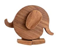 Bagiaope Animaux en Bois à Marche | Sculpture Drôle et Éducative à roulettes,Figurine d'animal pour Bureau | pour Usage Intérieur Chambre Salon Maison Chambre Enfant Bureau École Garçons