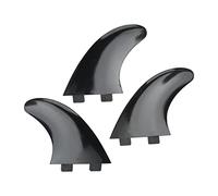baginbaginbag Ailerons de Planche de Surf en PVC, 3 pièces, Jeu de Trois ailerons de Remplacement à dégagement Rapide pour Planche de Surf Longboard