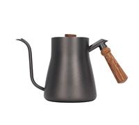 baginbaginbag Bouilloire à verser en acier inoxydable, poignée anti-brûlure, bec verseur coupé à la main, base antidérapante, grande capacité de 850 ml pour préparer du café et du