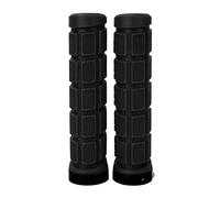 baginbaginbag Poignées ergonomiques de guidon de vélo, caoutchouc de haute qualité, design antidérapant, confortable et flexible, pour les longs trajets, anneau de verrouillage (Noire)