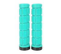 baginbaginbag Poignées ergonomiques de guidon de vélo, caoutchouc de haute qualité, design antidérapant, confortable et flexible, pour les longs trajets, anneau de verrouillage (Bleu ciel)