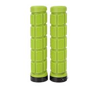 baginbaginbag Poignées ergonomiques de guidon de vélo, caoutchouc de haute qualité, design antidérapant, confortable et flexible, pour les longs trajets, anneau de verrouillage (Verte)