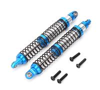 Baginbaginbag pour voitures RC, pare-chocs en alliage d'aluminium durable pour modèles ECX 2WD 1/10, anti-choc, résistant à l'usure, partie de mise à niveau inoxydable (bleu ECX1096B)