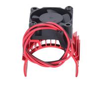 baginbaginbag Ventilateur de refroidissement de moteur RC avec dissipateur de chaleur, pour moteurs sans balais 540 550 3650 3660 3665, compatible avec les modèles SCX10 90046 (Rouge)