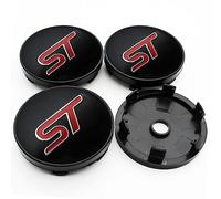 BAGLEV 4 piècesCentre Roue de Voiture étanche et Antirouille Bouchon Jante,pour Ford St Focus x 2 3 Kuga Fiesta Mondeo 60mm 56mm Moyeu Capuchon De Centre De Roue Voiture,B-60MM