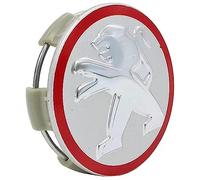 BAGLEV 4 piècesCentre Roue de Voiture étanche et Antirouille Bouchon Jante,pour Peugeot 308 408 3008 307 206 56mm Moyeu Capuchon De Centre De Roue Voiture Extérieurs Accessoires