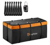 BagMate Coffre d'Attelage pour Voiture 566 L, Porte-Bagages Arrière pour Auto en PVC Imperméable avec Serrure et Sangles Robustes, Facile à Monter.