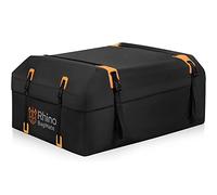 BagMate Sac de Toit Voiture 540L (19 CU.Ft) - Coffre Souple Haute Densité 100% Imperméable - Montage Rapide sans Barre de Toit - Tapis de Protection Inclus