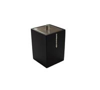 Bagnoxx Support pour cotons démaquillants 7 x 7 x 10cm Noir
