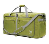 Bago Sac de voyage pliable léger pour homme et femme 60 L, 80 L, 100 L, vert, 120L