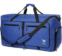 Bago Sacs de voyage pour homme et femme - Sac de voyage pliable léger 60 L, 80 L, 100 L, SnowDepBlue (noir) - Duffel-85-SnowDepBlue