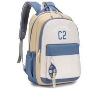 BAGROUPS Sac a Dos Cabine 45x36x20 Easyjet Bagage AvionValise à Main Sac a Dos Collège 17.3 Pouces Spacieux à l'eau Cartable Garcon Fille Ado avec Porte-clés Résistant College Pack Loisir Backpack