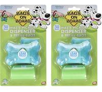 Bags On Board Distibuteur D'Os - Turquoise (Lot de 2)
