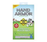Bags on Board Hand Armor Hundekotbeutel - extra dicke Kotbeutel mit Auslaufschutz - 100 Beutel