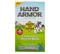 Bags on Board – Sacs à crottes pour chiens armés à la main, extra épais anti-fuite – 100 sacs