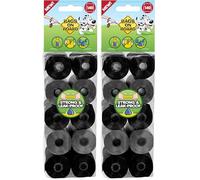 Bags on Board Sacs à déjections Canines Sacs à déjections Canines Solides et étanches - 140 Sacs à Motifs (Lot de 2)