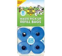 Bags On Board Sacs à déjections canines | Sacs à déjections canines solides et étanches | 60 sacs bleus