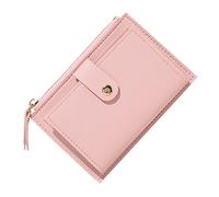 Bags Portefeuille pour pièces de monnaie pour femme avec fermeture éclair Portefeuille avec plusieurs cartes Porte-monnaie pour femme Grande tête de mort, Rose, Taille unique