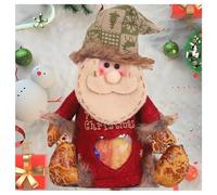 Bags Zipper Design, 2025 Zipper GiftBags, Reusable Fabric Bag Presents Candy Fruit and Festival, Outdoor Candys Bags, Suitable for Party Decorations(SANTA CLAUS)