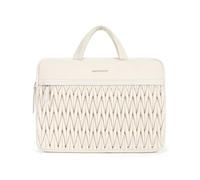 BAGSMART Housse rembourrée pour ordinateur portable de 15,6 à 16", résistante aux chocs, compatible avec Dell, HP, Lenovo, Asus Acer, beige