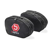 Bagtecs Sacs intérieurs valises Compatibles avec Honda VFR 1200 F 10-16, Sacs intérieurs pour Motocyclette, Noir, Uni, 2 Compartiments, 1.02 kg
