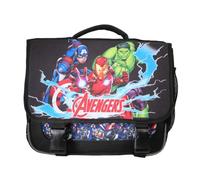 Bagtrotter Avengers - Cartable Scolaire 38 cm - Garçon - Noir - 2 Compartiments