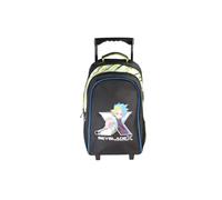 Bagtrotter Beyblade X - Sac à Dos Scolaire à Roulettes 38 cm - Garçon - Noir/Vert - 2 Compartiments