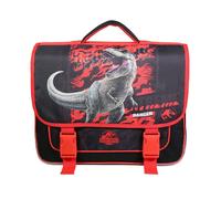 Bagtrotter - Cartable 38 cm Jurassic World Noir - Bretelles/dos rembourrés, bandes réfléchissantes