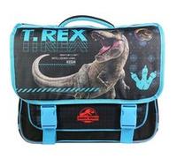 Bagtrotter - Cartable 38 cm - Jurassic World - Noir - Primaire - Bretelles et Dos rembourrés - Bandes Réfléchissantes - Grand Rangement - Licence Officielle Disney