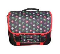 Cartable scolaire primaire minecraft noir TU