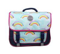 Bagtrotter Cartable Phileas 38 cm Système Smart Comfort Ergonomie/Sécurité Arc En Ciel Bleu