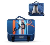 Bagtrotter - Cartable 38 cm - Phileas Bleu Basket - Primaire - Bretelles et dos rembourrés - Bandes Réfléchissantes - Grand Rangement - Marque officielle Phileas