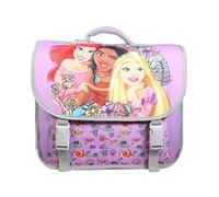 Bagtrotter - Cartable 38 cm - Princesses Disney - Violet - Primaire - Bretelles et dos rembourrés - Bandes Réfléchissantes - Grand Rangement - Licence Officielle Disney