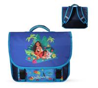 Bagtrotter - Cartable 38 cm - Vaiana Bleu Marine - Primaire - Dos et bretelles rembourrés - Fond renforcé - Licence Officielle Disney