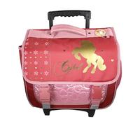 Bagtrotter Cartable à roulettes 38 cm Cybel Rose